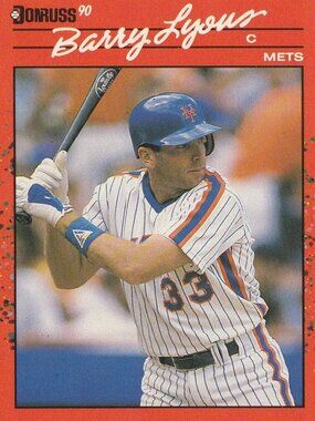 Barry Lyons - Donruss 90 Baseball Card